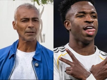 Romário diz que Vini Jr. não é um grande nome para a Seleção Brasileira: “Infelizmente não”